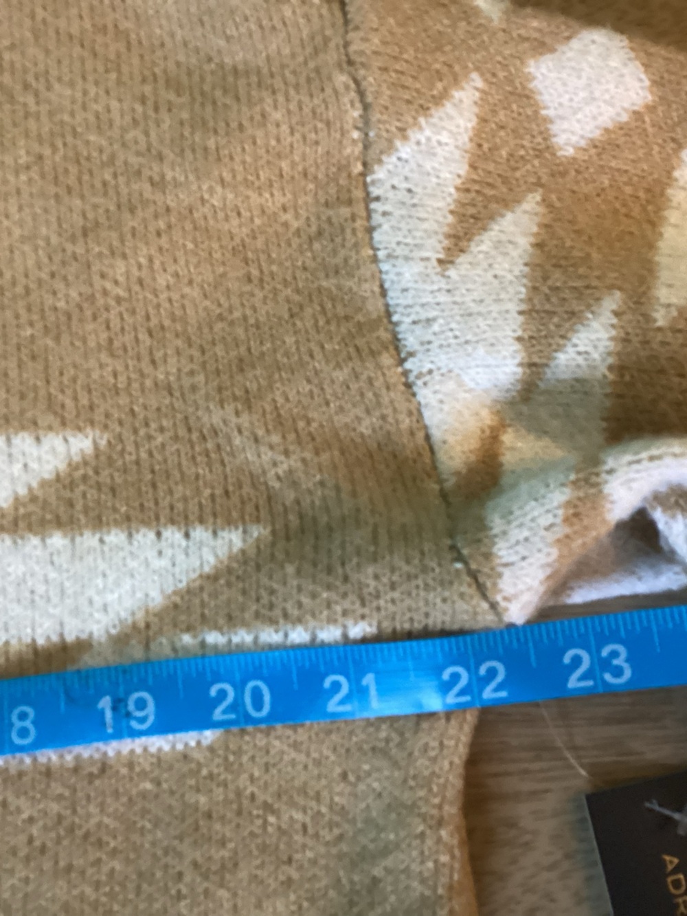 Adrienne Vittadini Geometric Cowl Neck Sweater size XL NWT - Picture 10 of 12